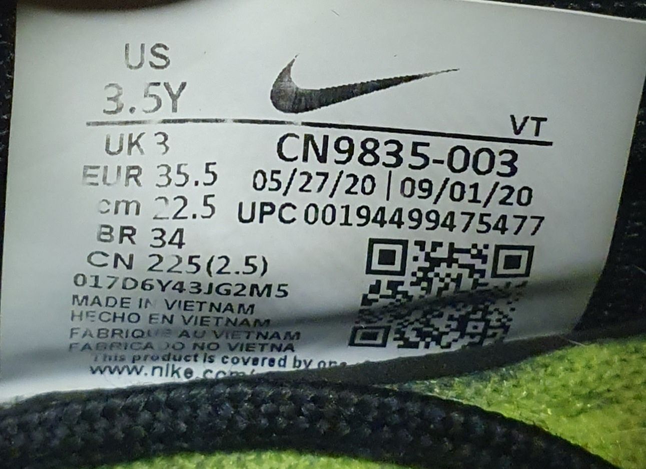 Маратонки NIKE AIR MAX ZM950 GS 35,5