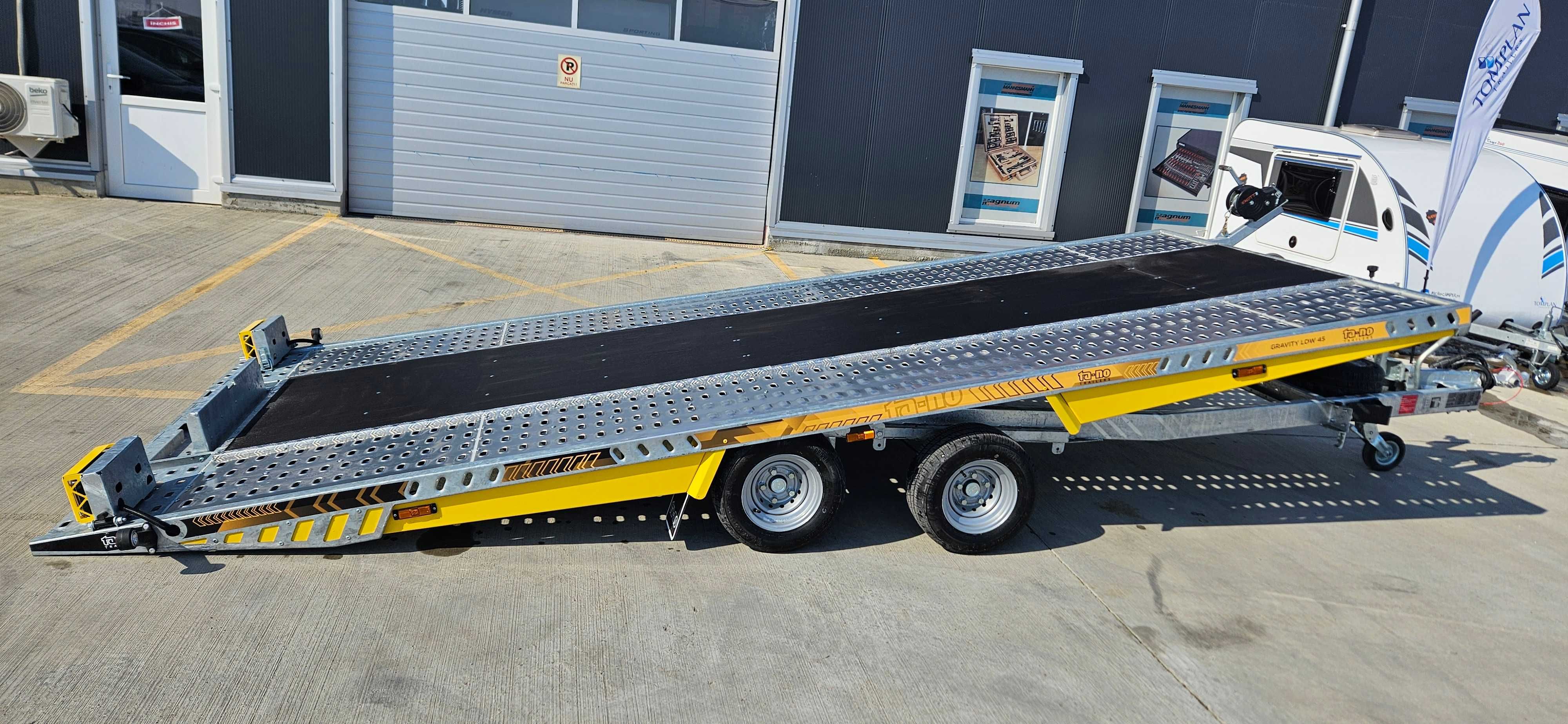 Platforma auto 4.5m 5.0m basculabila TA-NO Gravity Low 2.700 kg