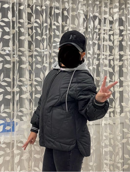 Куртка оверсайз демисезонняя осенняя размер 146-164