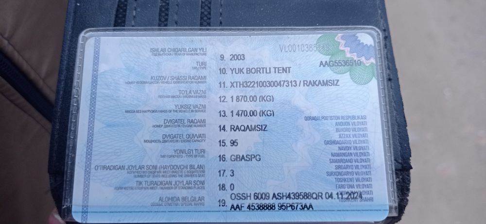 Gazel sirochna sotiladi 100 metan gazi bor 2410 motiri