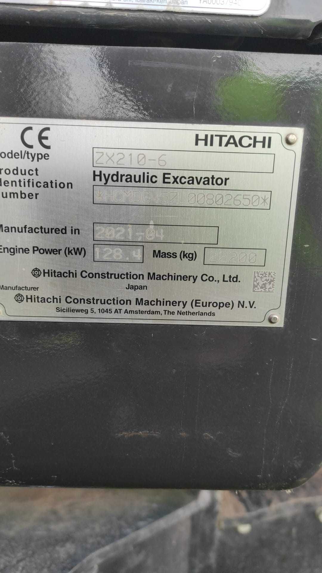 Excavator Hitachi ZX210-6