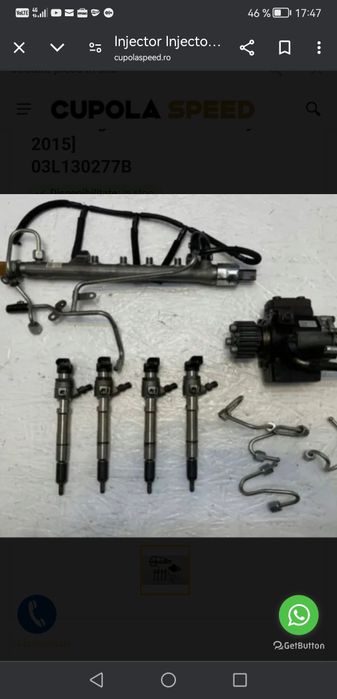 Vând injectoare 1.6 tdi cayc