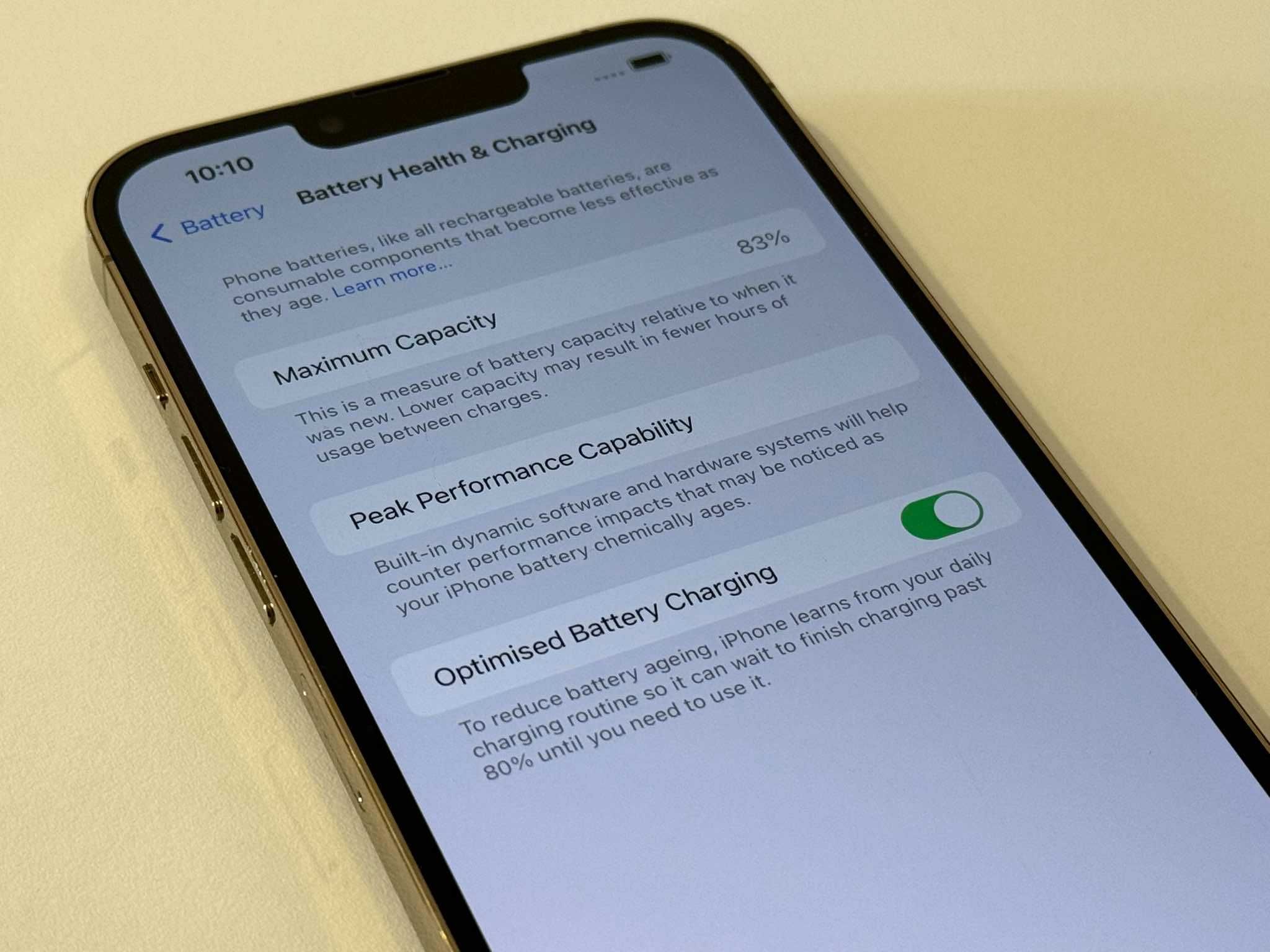 Бартер! Като НОВ! iPhone 13 Pro Max 256GB Gold (Златен)
