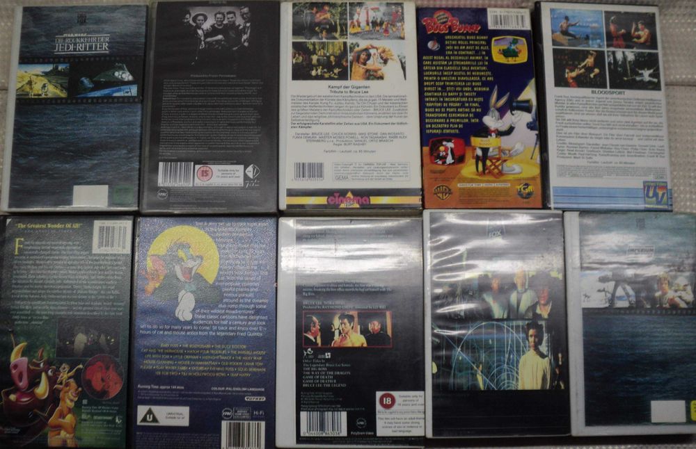 LOT Casete Video VHS Originale (de colectie)