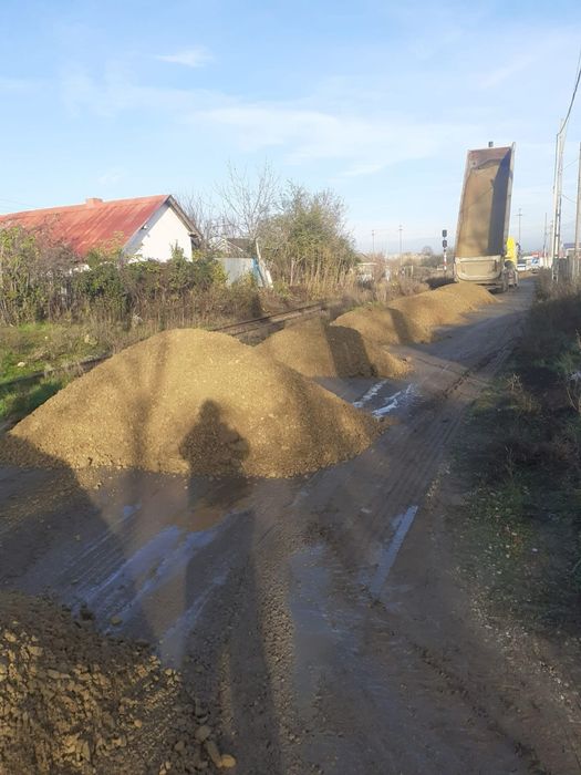 18 mc nisip/balast/pietris/margaritar/frezat de asfalt/sabareni/joita