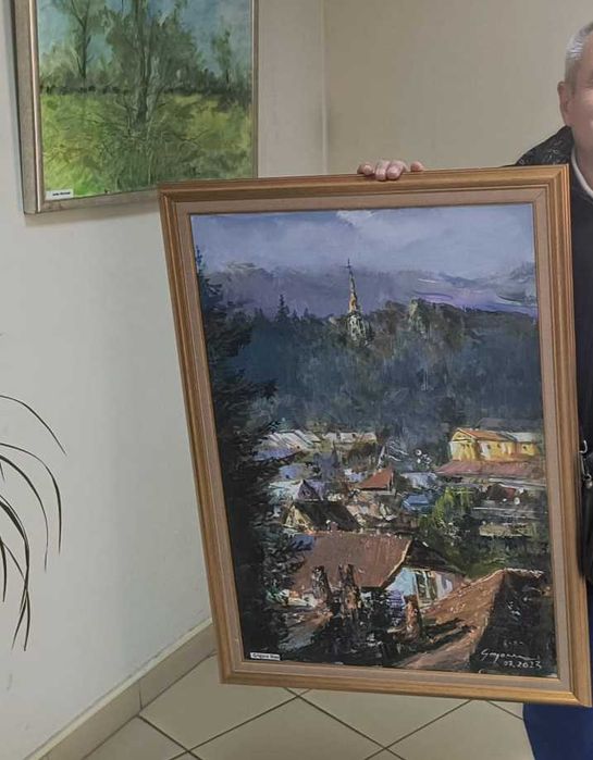 Tablou -ulei pe panza 70 /50 cm semnat