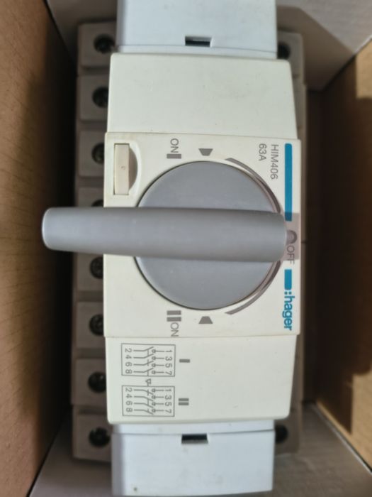 Comutator și un Disjunctor diferențial