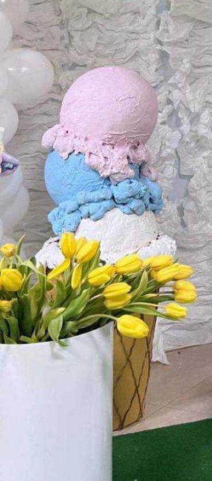 КОМПЛЕКТ ЗА ДЕКОР - Сладолед и френски макарони