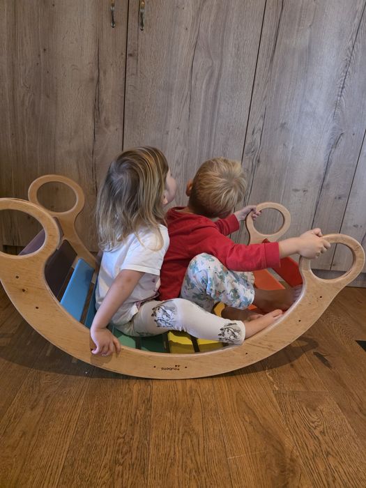 Balansoar pikler Montessori Rubens XXL din lemn