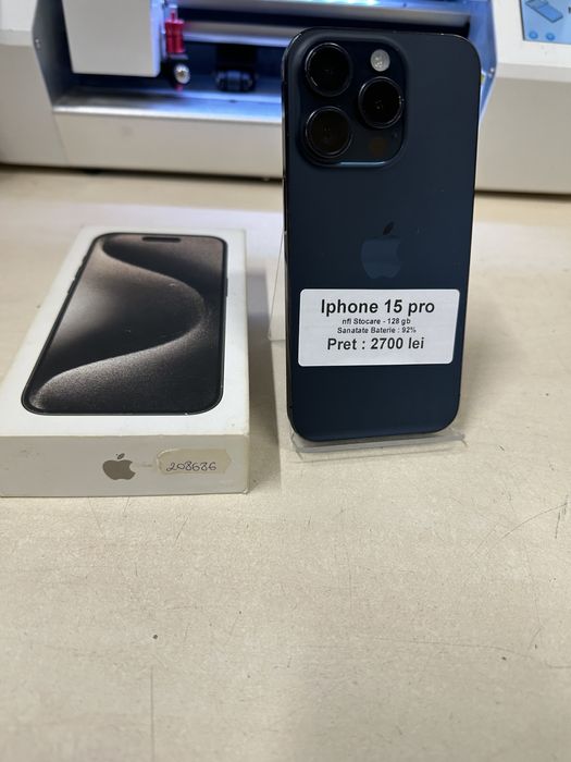 Iphone 15 pro / 128 gb / garantie