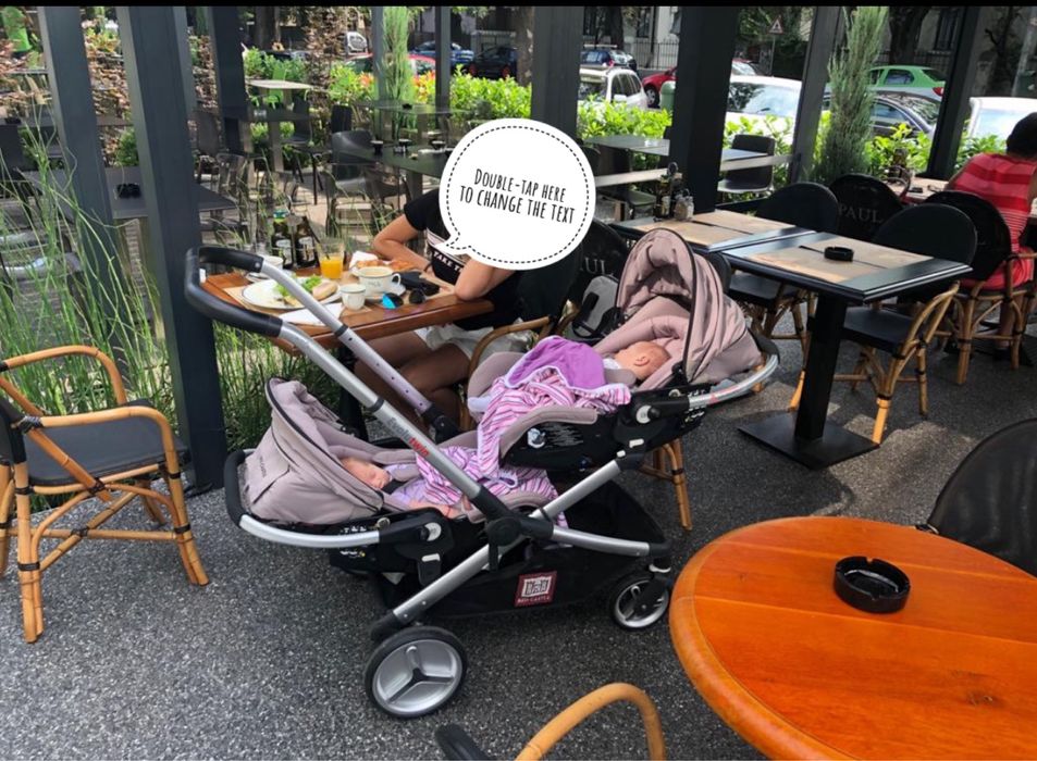 Vand carucior gemeni Red castle Evolutwin 2 in 1