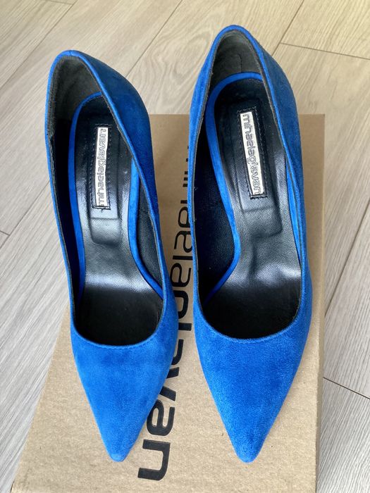 Pantofi stiletto Mihaela Glavan piele naturala, marimea 37