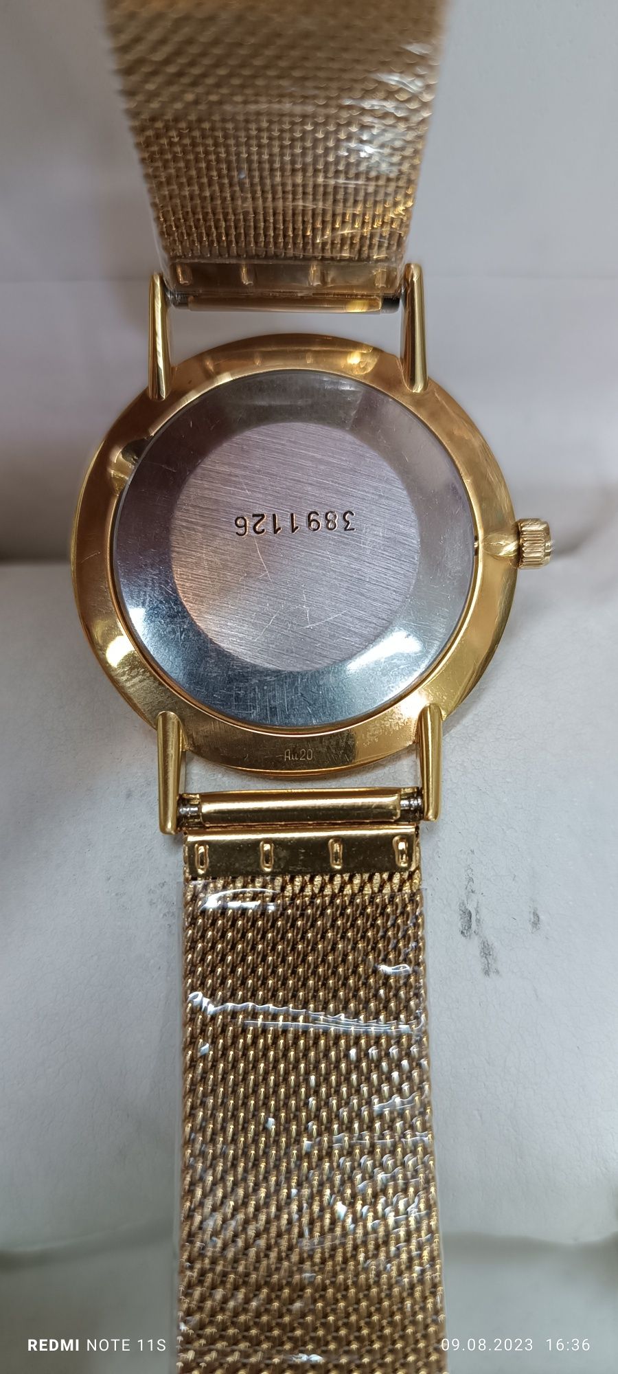 Позолоченные часы Poljot de luxe ay20