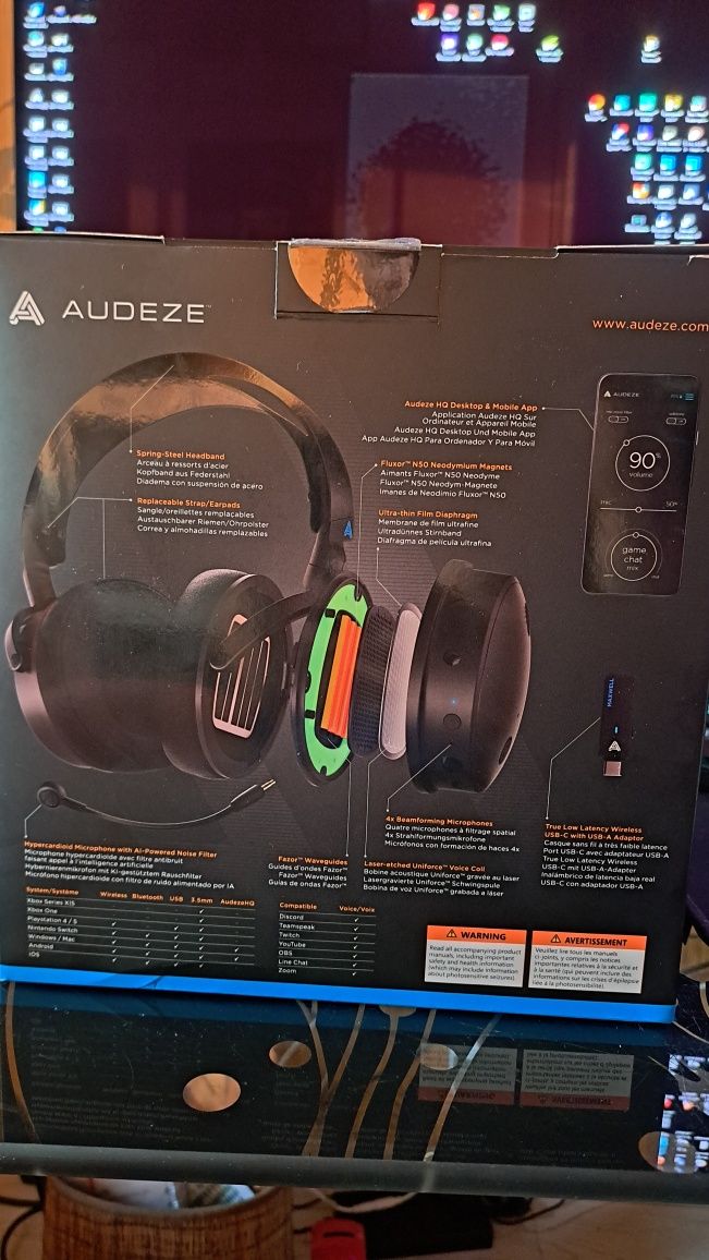 Casti Wireless Audeze Maxwell
