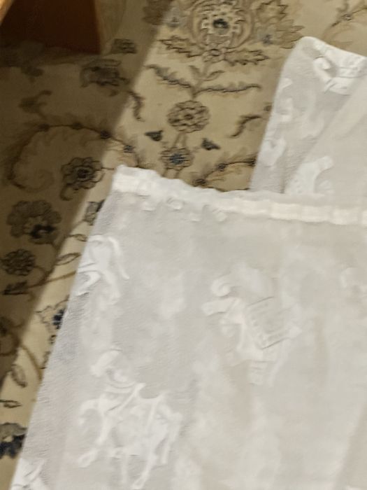 Готово за употреба перде за детска стая с кончета и слончета