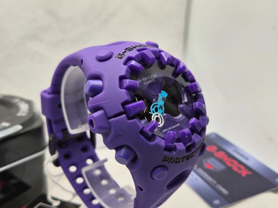 Ceas Sport Casio g shock GA-V01-2AER violet, Nou,Garantie 2 ani