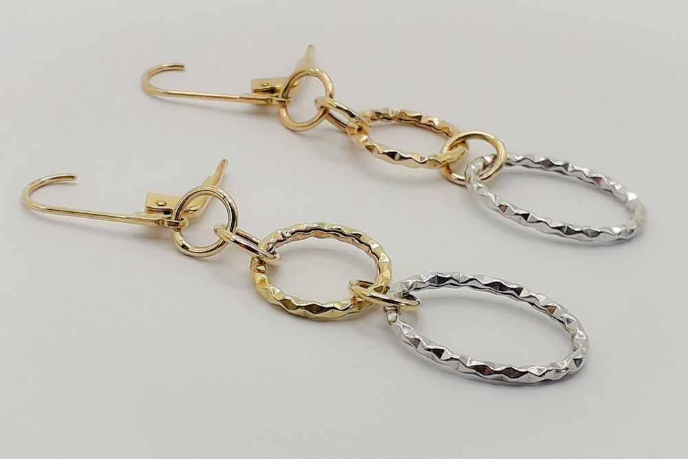 Cercei din aur de 14k !