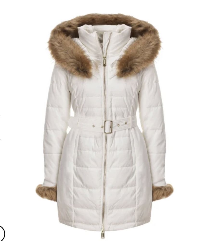 Geaca Guess de iarna XS alba