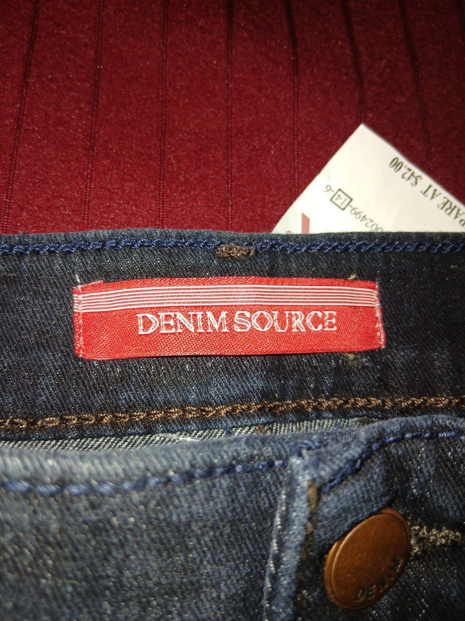 Из США, бренда джинсы Denim Source Stretch