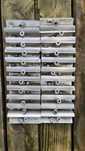 set fixare 10x panou solar cleme aluminiu suruburi piulite inox