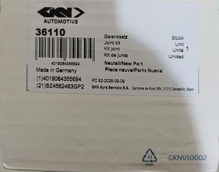 Cap  planetara fața BMW G11-G12