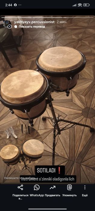Bongos ударный инструмент