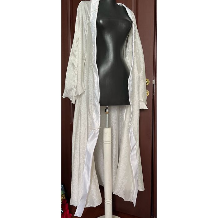 Abaya alba / cardigan lung /kimono