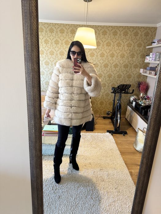 Blana naturala crem XXL model 6 in 1