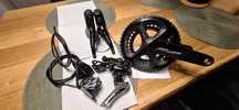Kit complet groupset + roti Shimano 105 caseta Ultegra roti Fulcrum 5