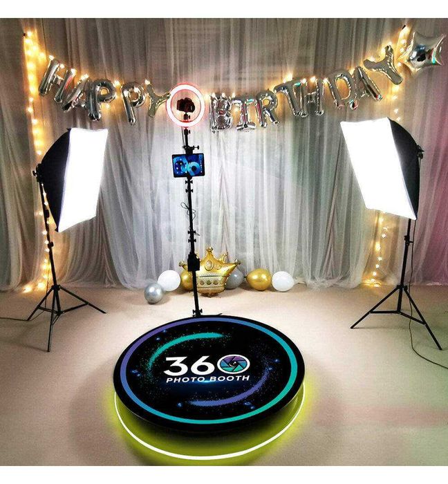 Platformă Selfie 360 Foto Video Booth Brat Rotativ, Noua, Evenimente