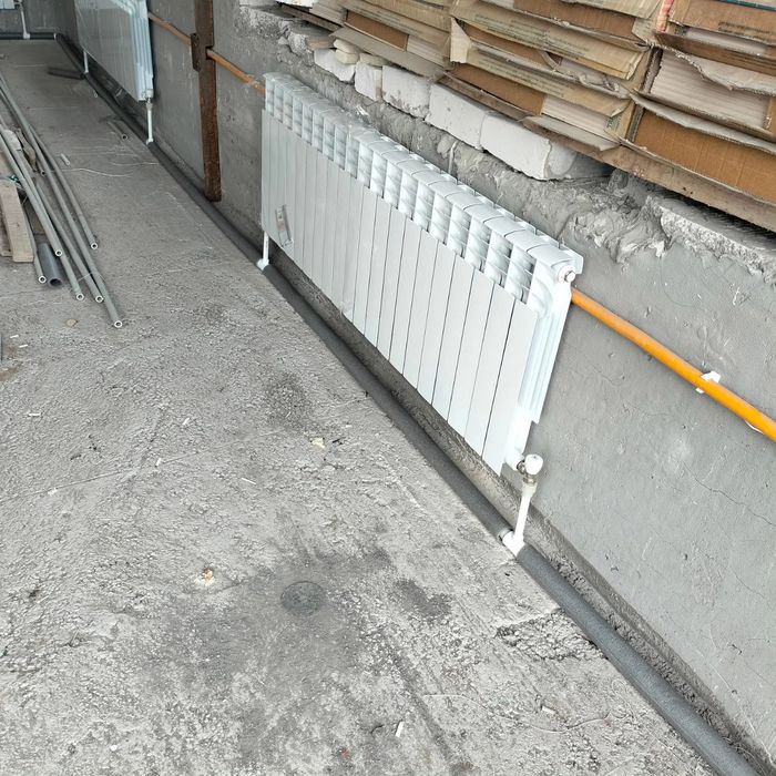 Батарей отопления монтаж