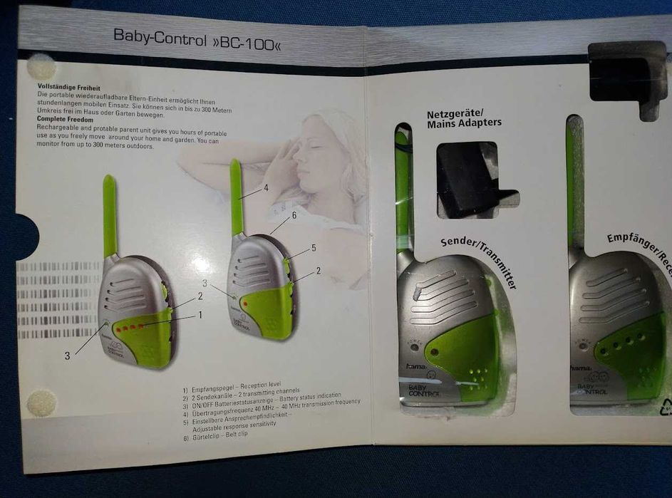 Monitorizare bebelus Baby Control Hama BC-100