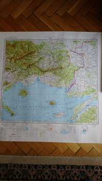 Карта Гърция/Турция-Одрин