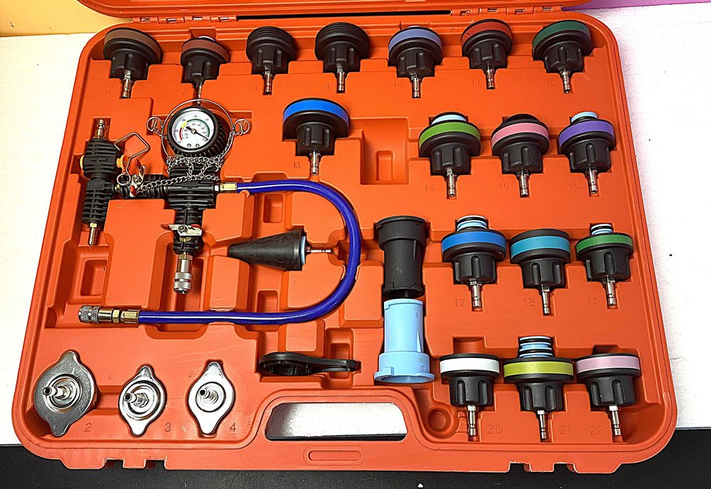 Set Testare & Reumplere Racire + Pompa Vid – 27 Piese