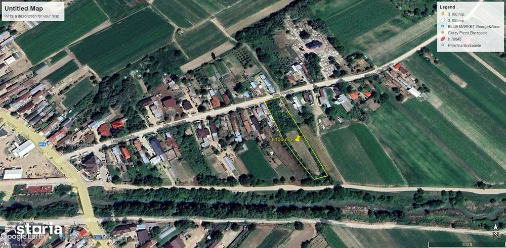 Vand teren intravilan Brezoaele jud. Dambovita