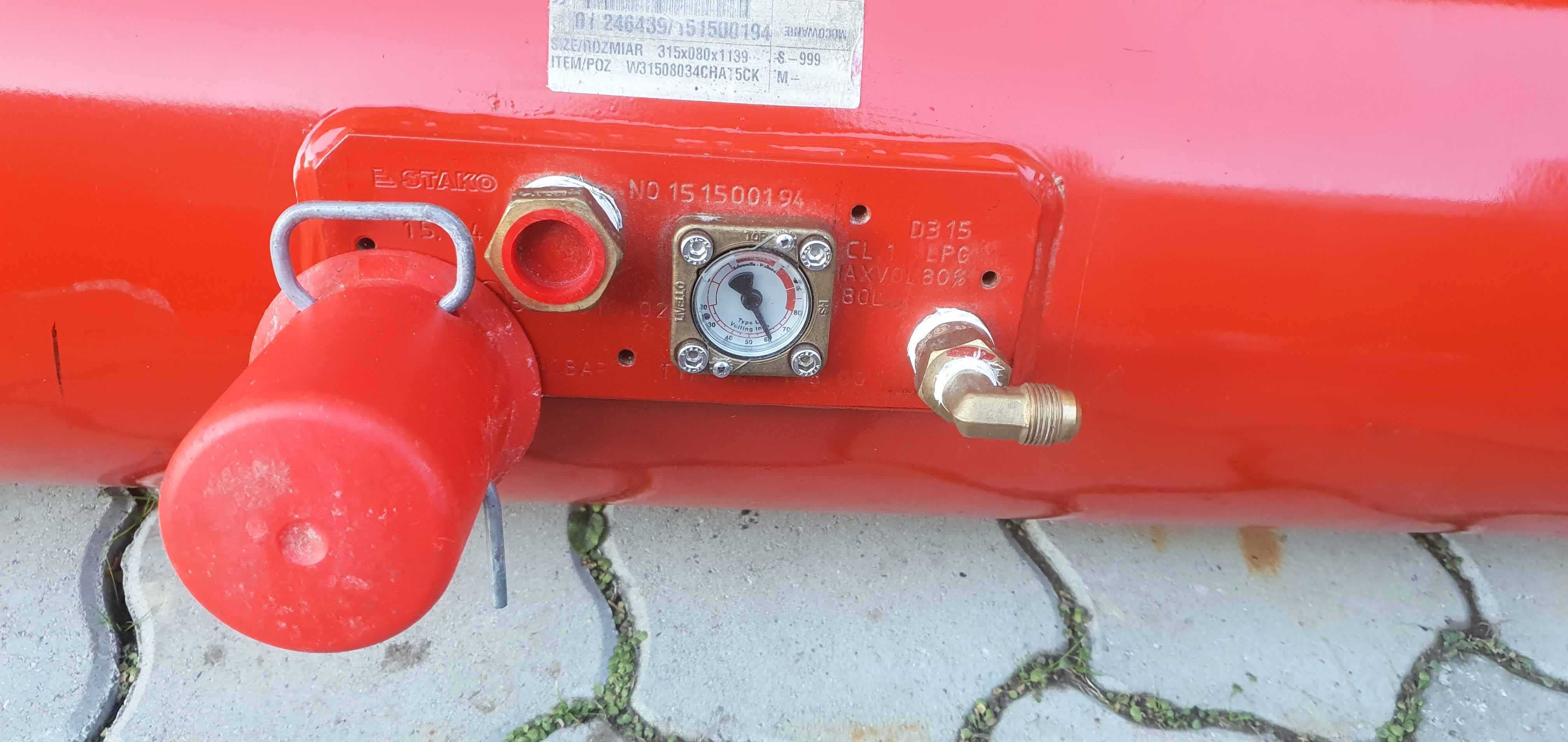Stako rezervor GPL 80 litri, complet echipat, ca nou, import Germania