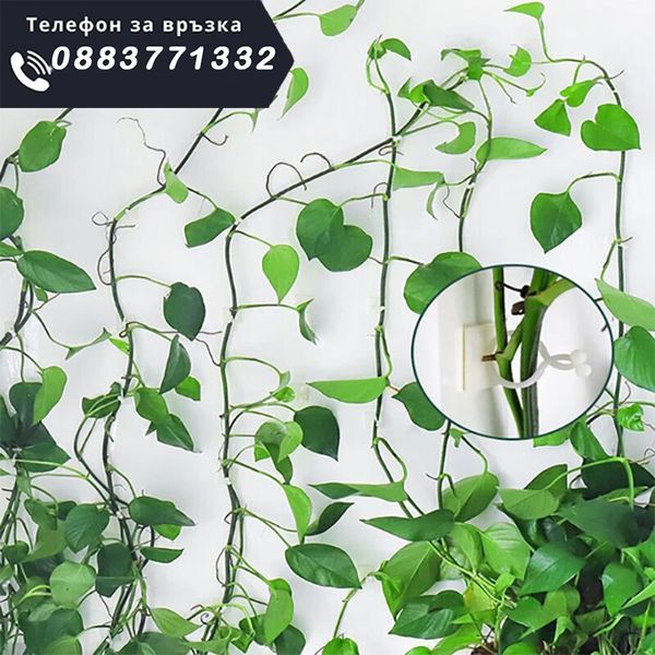 Клипс щипки за хващане и аранжиране на цветя 50бр. – FlowerClip
