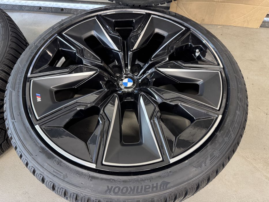 Jante Originale BMW M packet R21 Seria7 G70 echipate iarna noi 2025