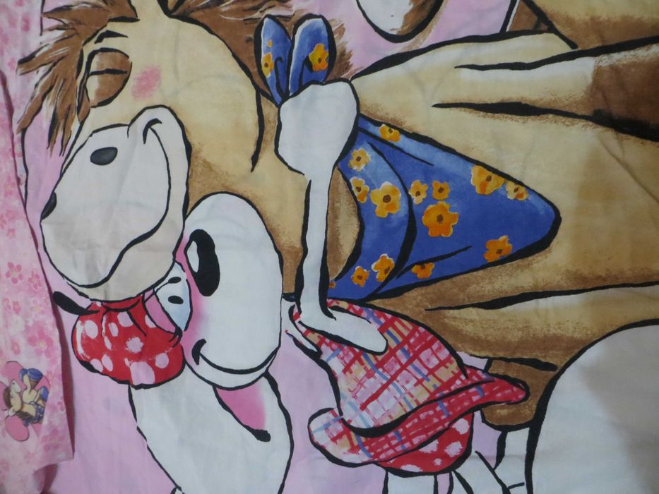 Детски горен чаршаф и калъфка Diddl friends