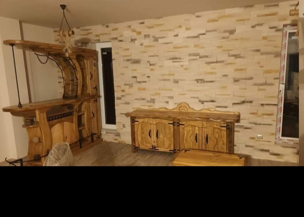 Mobila rustica din lemn masiv