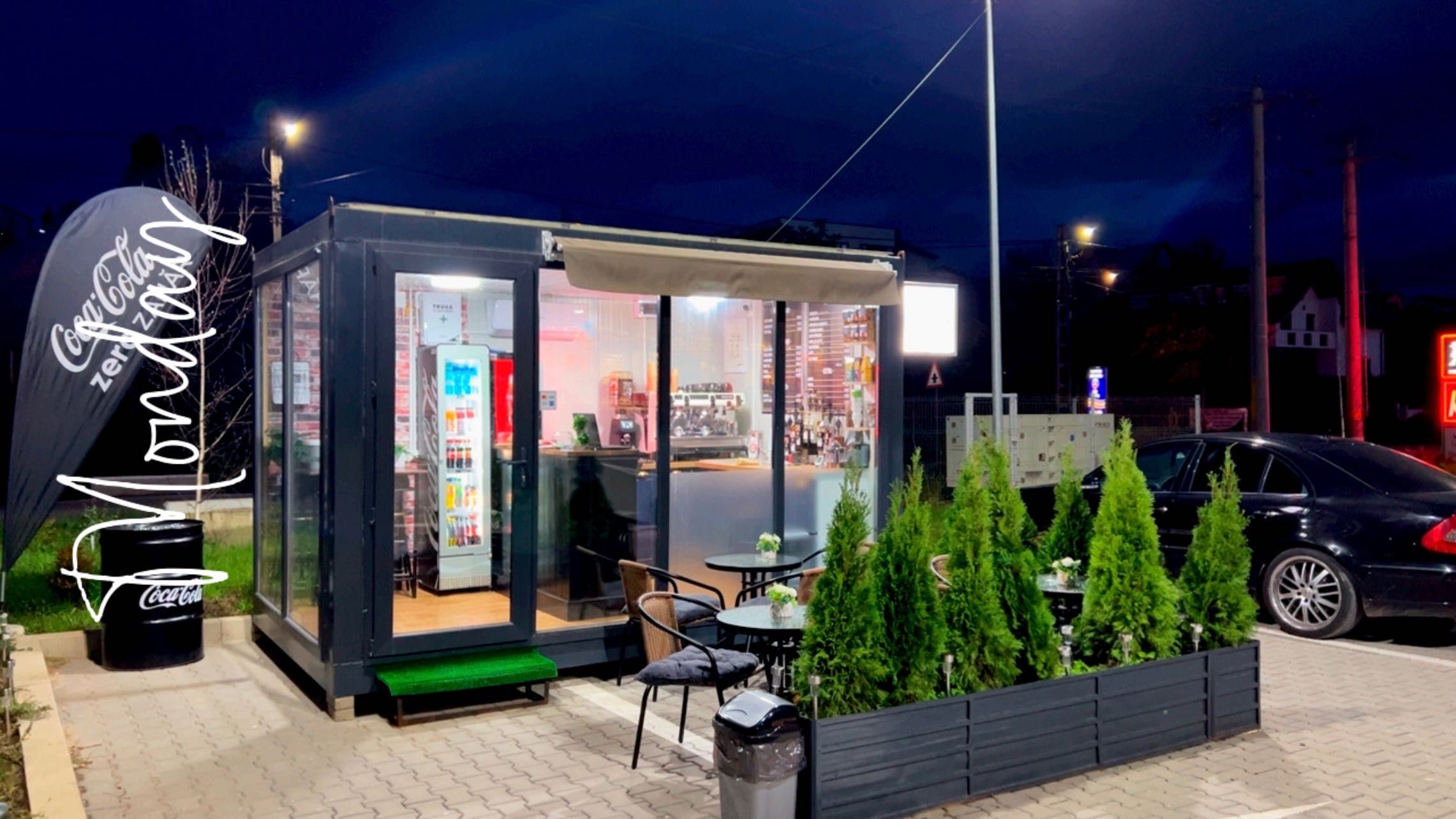 Container cafenea complet echipat