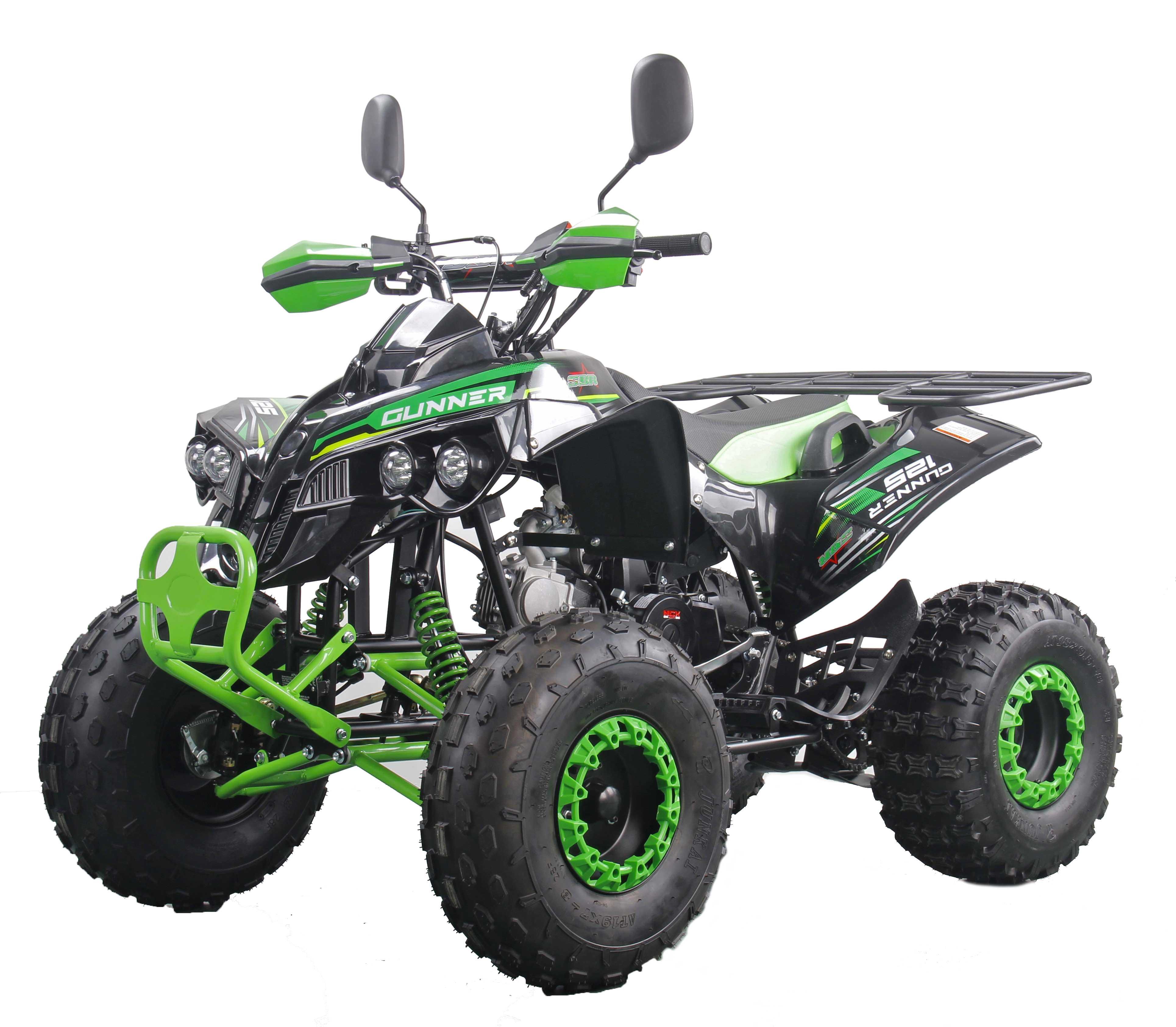 Atv SBR Gunner 8" 125cc 4T benzina negru/verde