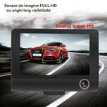 inregistrare camera video auto tripla dvr