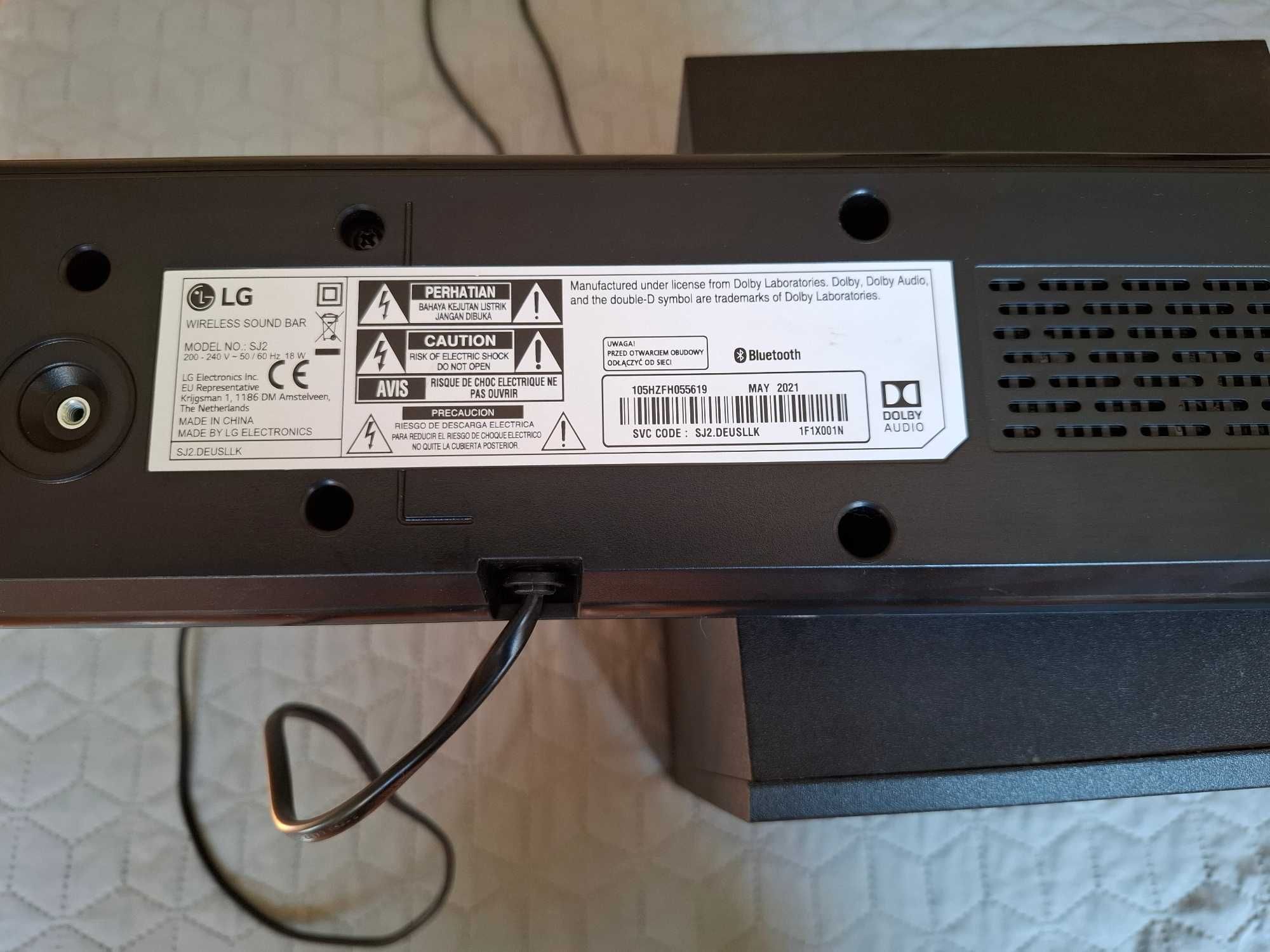Soundbar Домашно кино LG SJ2