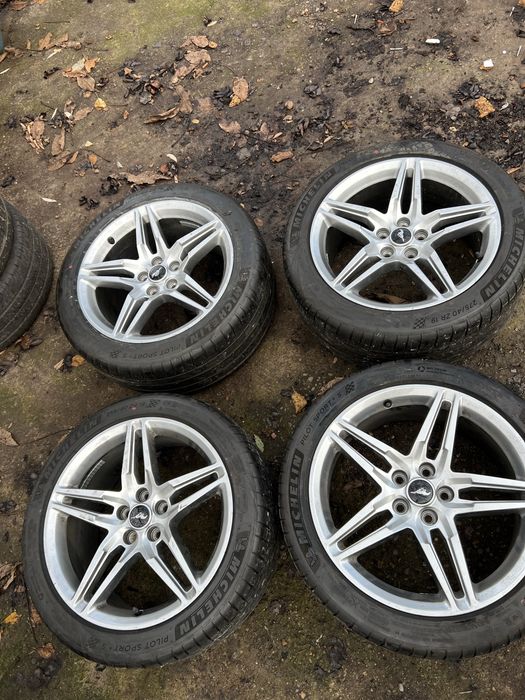 Jante Ford Mustang cu Anvelope vara 255/40 R19  si 275/40 R19 Michelin