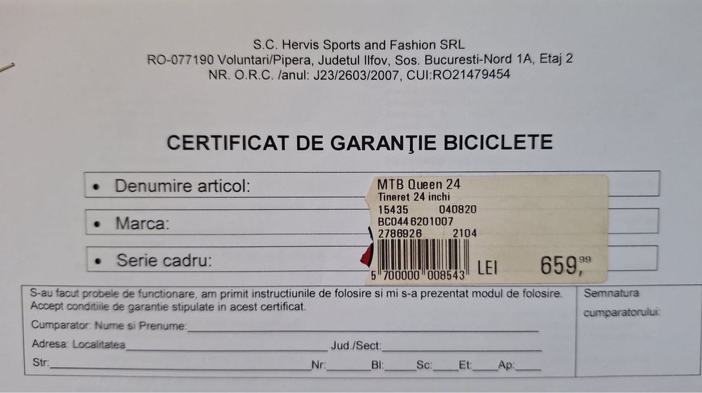 Bicicleta MTB QUEEN 24