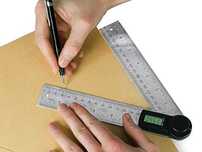 RAPORTOR DIGITAL, echer electronic din inox, pt. masurat unghiuri, NOU