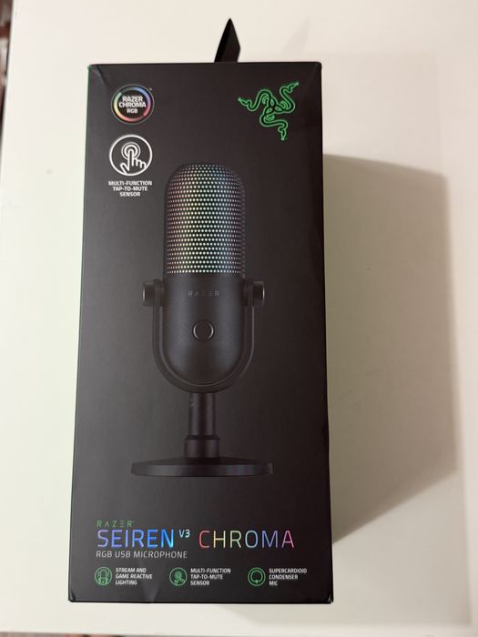 Microfon Gaming RAZER Seiren V3 Chroma, Black
