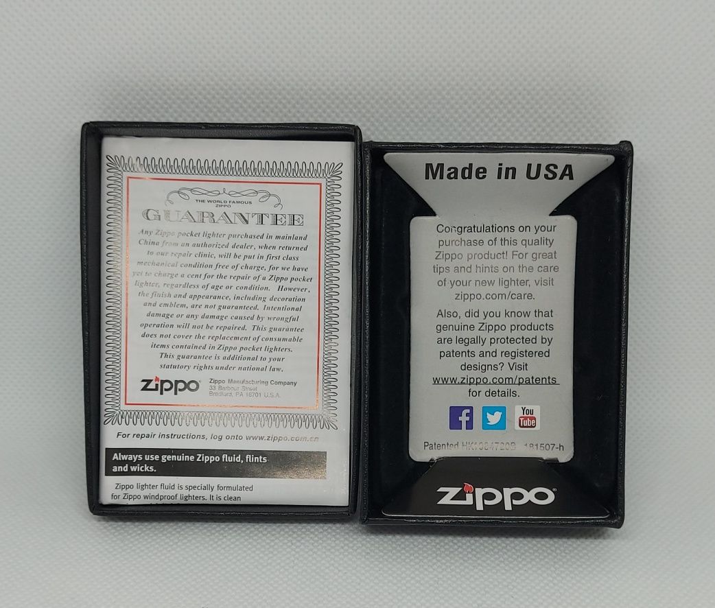 Бензиновая зажигалка Zippo USA. Lighter zippo. Подарочная зажигалка