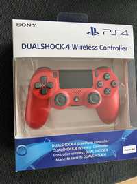 Controller Sony DualShock 4 v2 pentru Playstation 4 (PS4), Magma Red